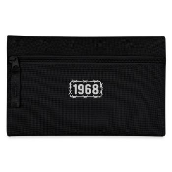Anniversaire né en 1968 Fil de fer barbelé - Trousse - noir - Devant