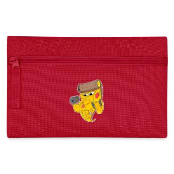 Pizza Fitness Motivation Gym Cadeau - Trousse - rouge - Devant