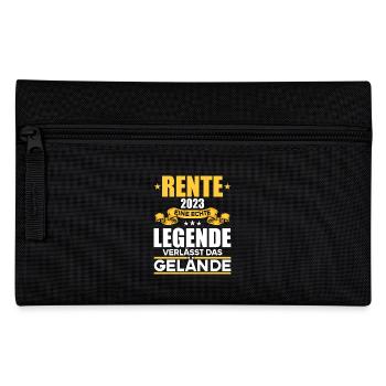 Pensioner 2023 Pensioner 2023 Pension 2023 - Pencil Case - black - Front
