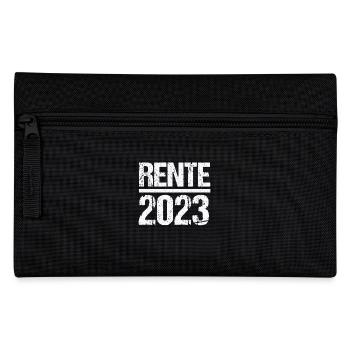 Pensioner 2023 Pensioner 2023 Pension 2023 - Pencil Case - black - Front