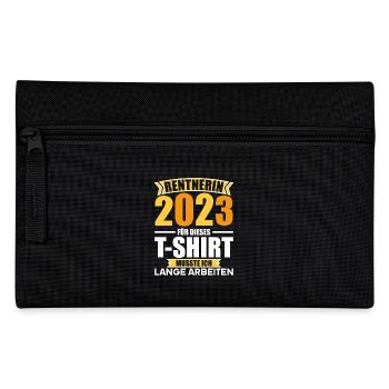 Rente 2023 Retraite Adieu Retraité 2023 - Trousse - noir - Devant