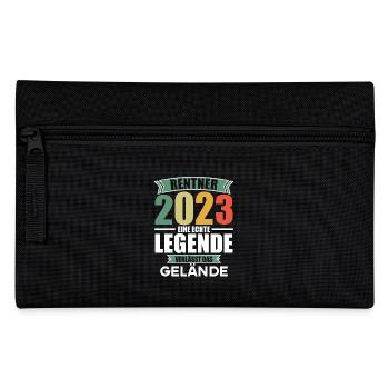 Pension 2023 Retirement Farewell Pensioner 2023 - Pencil Case - black - Front