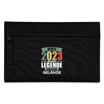 Pensioner 2023 Pensioner 2023 Pension 2023 - Pencil Case - black - Front
