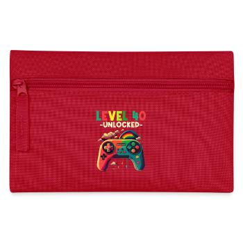 Level 40 Years Gaming 40s 40 Birthday - Pencil Case - red - Front