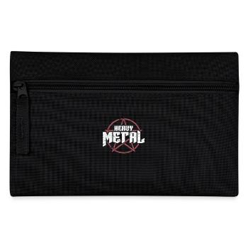 Heavy Metal Music Band Genre Bass - Pencil Case - black - Front