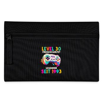1993 Level 30 Jahre Gaming 30er 30 Geburtstag - Federtasche - Schwarz - Vorne