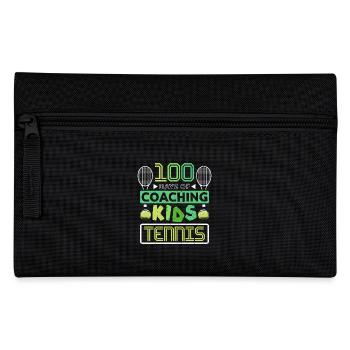 100 jours d’entraînement de tennis pour enfants - Trousse - noir - Devant