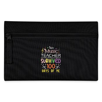 Mon professeur de musique a survécu à 100 jours de moi - Trousse - noir - Devant