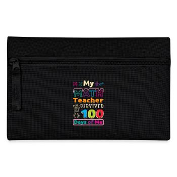 Mon professeur de mathématiques a survécu à 100 jours de moi - Trousse - noir - Devant