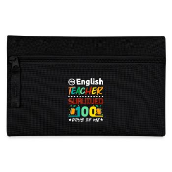 Mon professeur d’anglais a survécu à 100 jours de moi - Trousse - noir - Devant