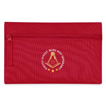 Masonic Gift I Masonic Freemasonry Tshirt - Pencil Case - red - Front