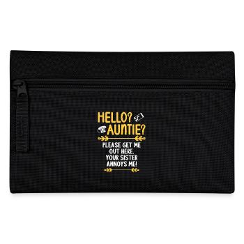 Salut tante, s’il te plaît, sortez-moi d’ici - Trousse - noir - Devant