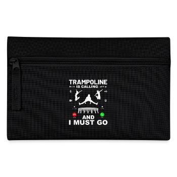 Le trampoline m’appelle et je dois y aller - Trousse - noir - Devant