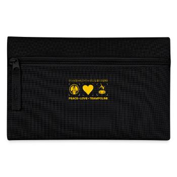 Peace Love Trampoline - Trousse - noir - Devant