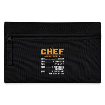 Koch Stundenlohn - Federtasche - Schwarz - Vorne