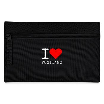 I Love Positano I love Italy heart Amalfi Coast - Pencil Case - black - Front