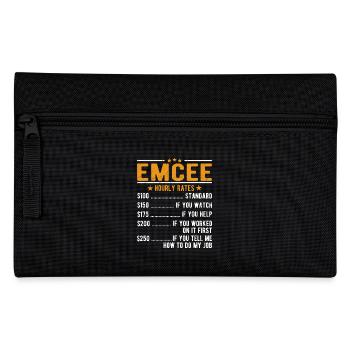 Moderator hourly wage - Pencil Case - black - Front