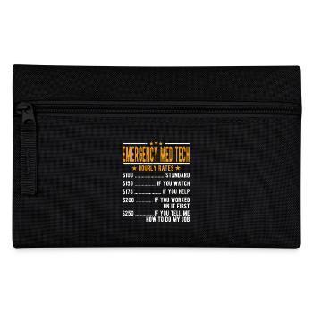 Salaire horaire Emergency Med Tech - Trousse - noir - Devant