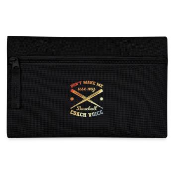 Baseball Trainer - Federtasche - Schwarz - Vorne
