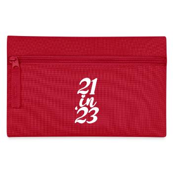 Cadeau 21e anniversaire 21 ans Hommes & Femmes - Trousse - rouge - Devant