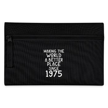 Making the World a better place since 1975 - Federtasche - Schwarz - Vorne