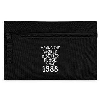 Making the World a better place since 1988 - Pencil Case - black - Front