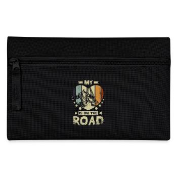 My heart is on the road - Pencil Case - black - Front