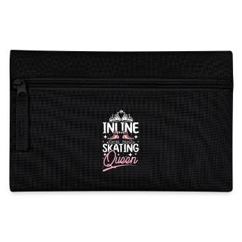 Inline skating queen - Federtasche - Schwarz - Vorne