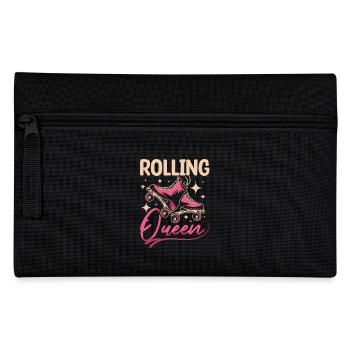 Inline skating rolling queen - Federtasche - Schwarz - Vorne