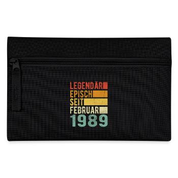 Legendär seit Februar 1989 - Federtasche - Schwarz - Vorne