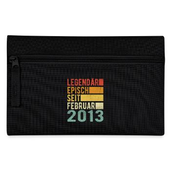 Legendär seit Februar 2013 - Federtasche - Schwarz - Vorne