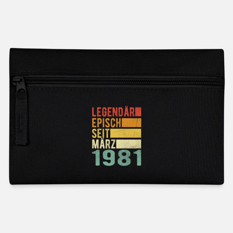 Legendär seit März 1981 - Federtasche - Schwarz
