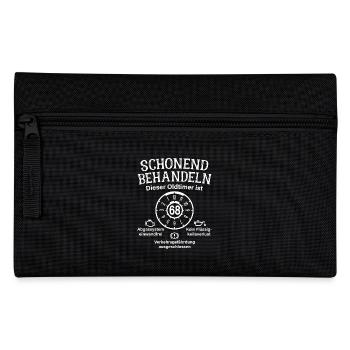 68. Geburtstag Schonend Behandeln Oldtimer Ist 68 - Federtasche - Schwarz - Vorne