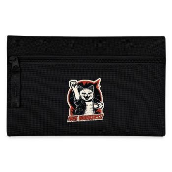 Kitty Rockstars Wut einer Katze und der Maschine - Federtasche - Schwarz - Vorne