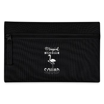 Flamingo Group Magischer Flamingo Trupp - Federtasche - Schwarz - Vorne