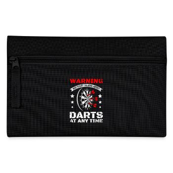 I'm starting to talk about darts - Pencil Case - black - Front