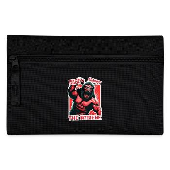 Rébellion des singes : colère contre l’hygiène - Trousse - noir - Devant