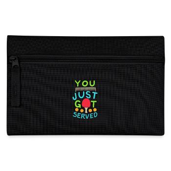 Blague sur le tennis de table - Trousse - noir - Devant