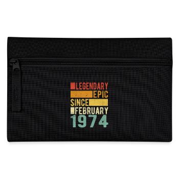 Anniversaire février 1974 Épopée légendaire - Trousse - noir - Devant