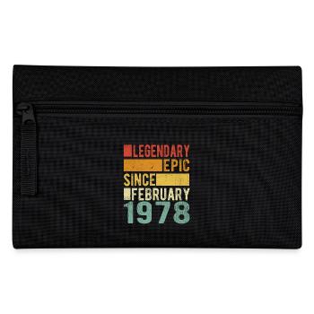 Anniversaire février 1978 Épopée légendaire - Trousse - noir - Devant