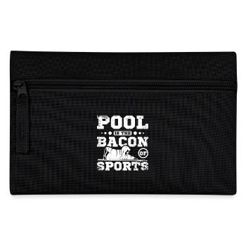 La piscine est le bacon du sport - Trousse - noir - Devant