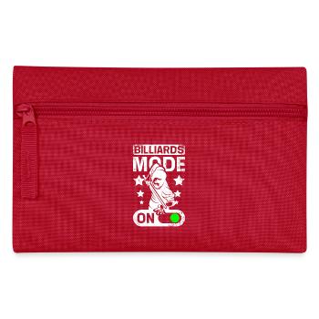 Billiards mode on - Pencil Case - red - Front