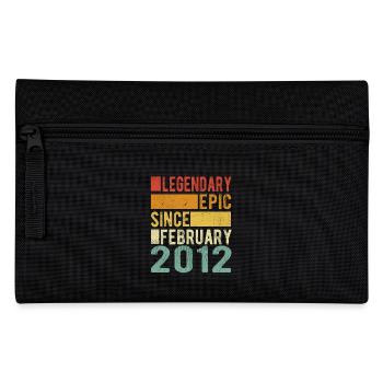 Birthday February 2012 Legendary Epic - Pencil Case - black - Front