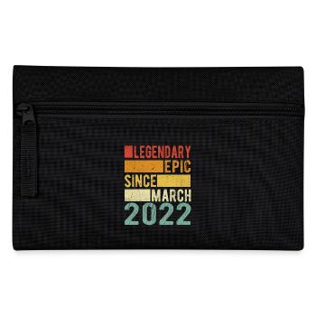 Anniversaire Mars 2022 Épopée légendaire - Trousse - noir - Devant