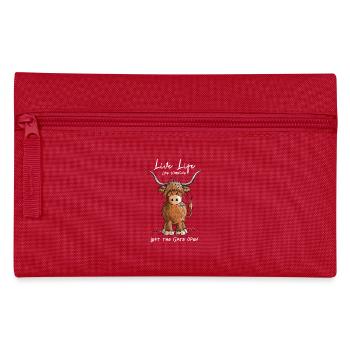Scottish Highland cattle - Pencil Case - red - Front