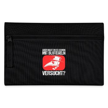 Arzt Ärztin Krankenschwester Pflegerin Medizin - Federtasche - Schwarz - Vorne