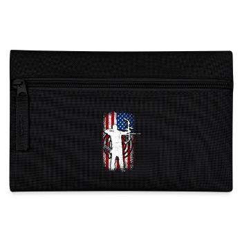 Usa Patriotic American flag 4th of July Archery - Federtasche - Schwarz - Vorne