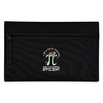 Humor - Math teacher and energy efficient - Pencil Case - black - Front