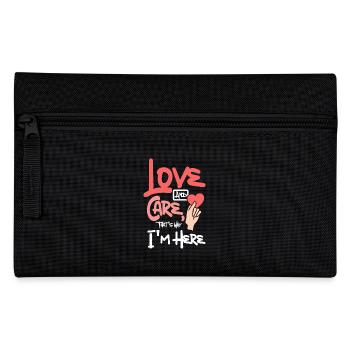 L’amour et les soins, c’est pourquoi je suis ici - Trousse - noir - Devant