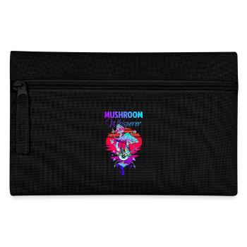 Mushroom Whisperer Magic Mushrooms - Pencil Case - black - Front